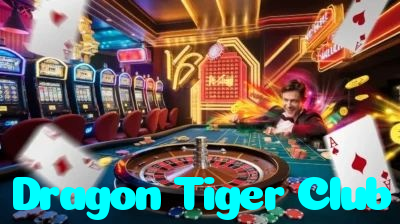 Dragon Tiger Club casino presented on mobile device in Pakistan with slots and live games